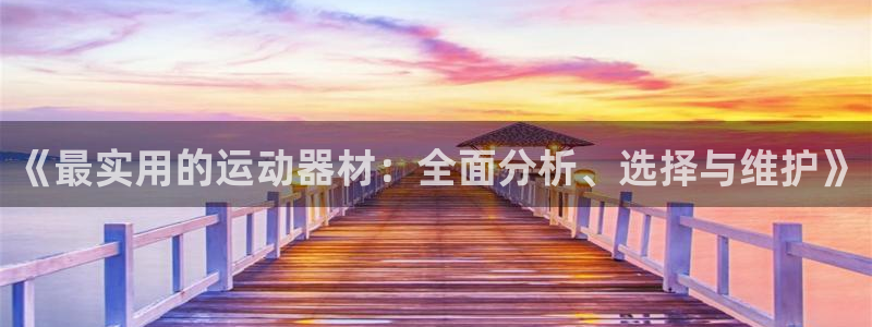 意昂5(KGAME)官网：《最实用的运动器材：全面分析、选择