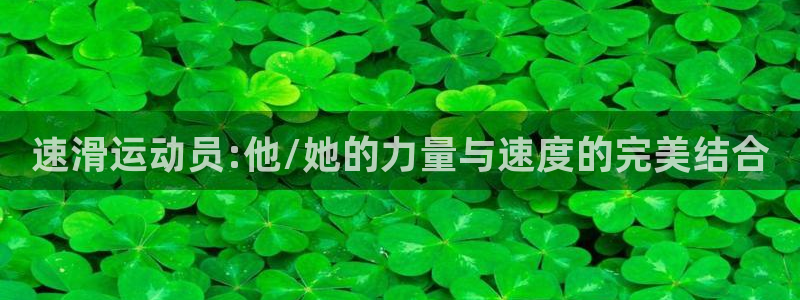 三亿体育登录：速滑运动员:他/她的力量与速度的完美结合